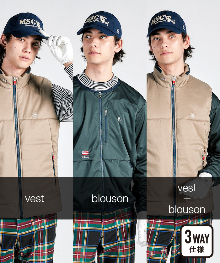 LANVIN SPORT ヒートナビダウンジャケット ¥53,900 撥水