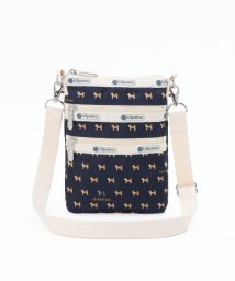 LeSportsac/3 ZIP CROSSBODYデニムシバピクセル/506851546