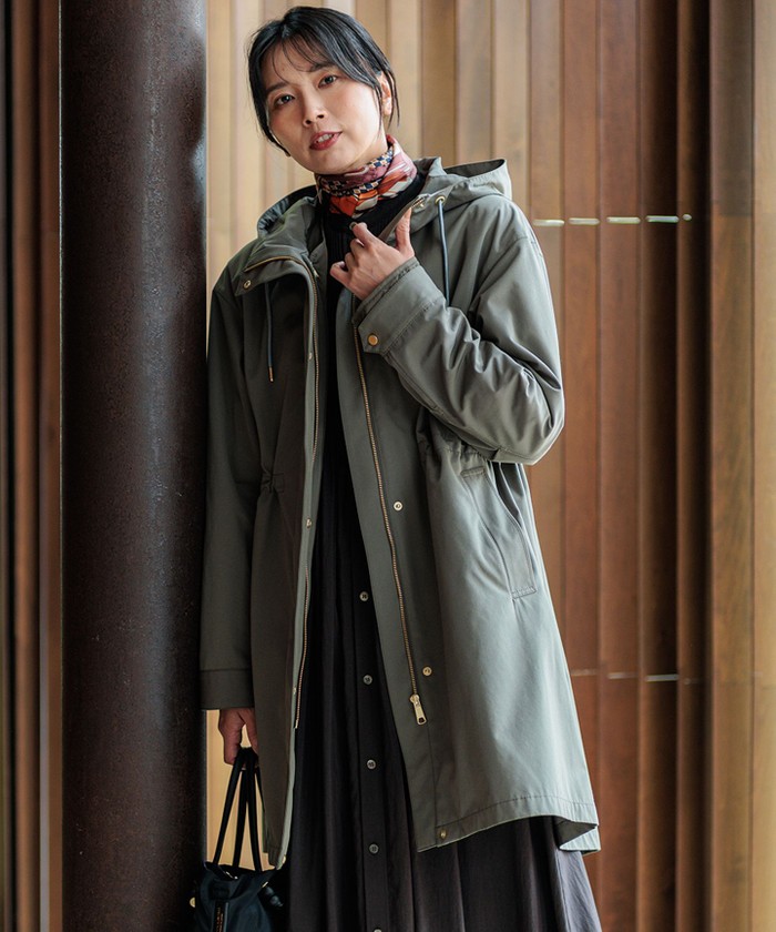 【撥水加工/洗える】ライナー付き マルチウェイアウター 撥水加工/洗える】ライナー付き マルチウェイアウター(506872413