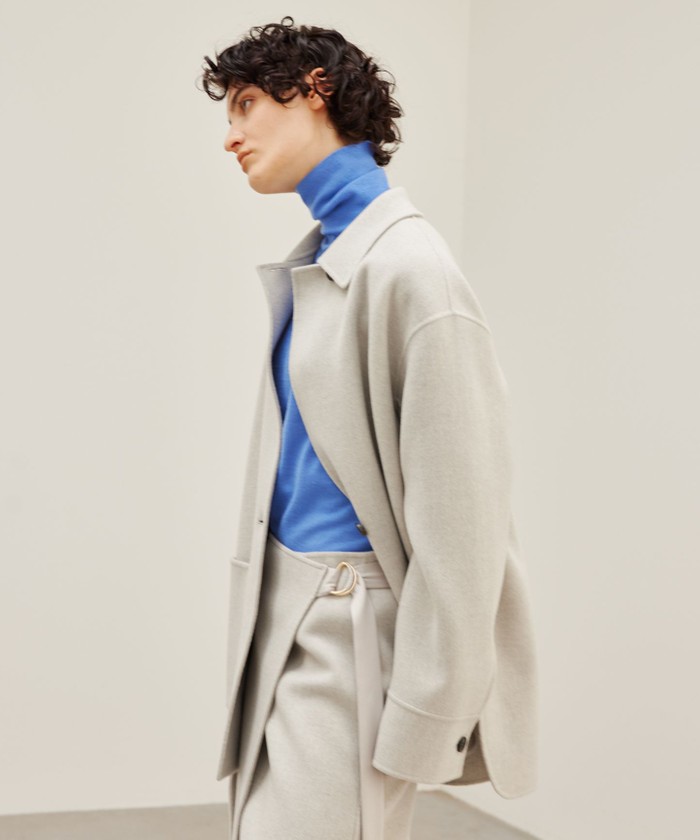 BEIGE 【洗える・FUDGE 12月号掲載】RICARD / カシミヤタートルニット BLUE 4 BEIGE 【洗える・FUDGE 12月号掲載】RICARD / カシミヤタートルニット BLUE 4