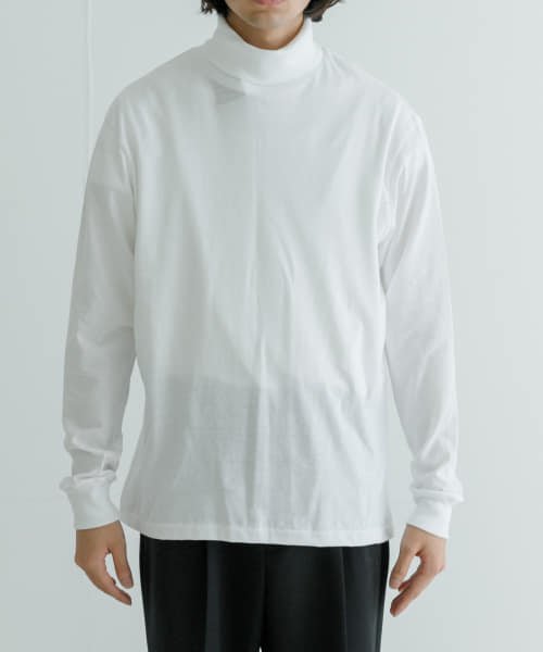 URBAN RESEARCH(アーバンリサーチ)/久米繊維別注タートルネックLONG－SLEEVE T－SHIRTS/WHITE