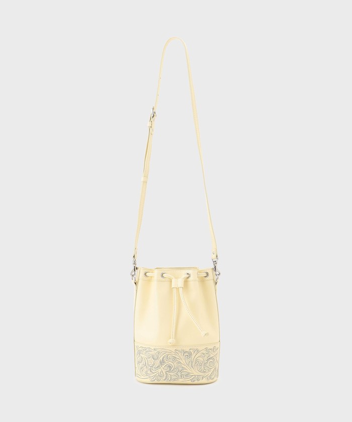 GRACECONTINENTAL Drawstring Bag キナリ F GRACECONTINENTAL Drawstring Bag キナリ F