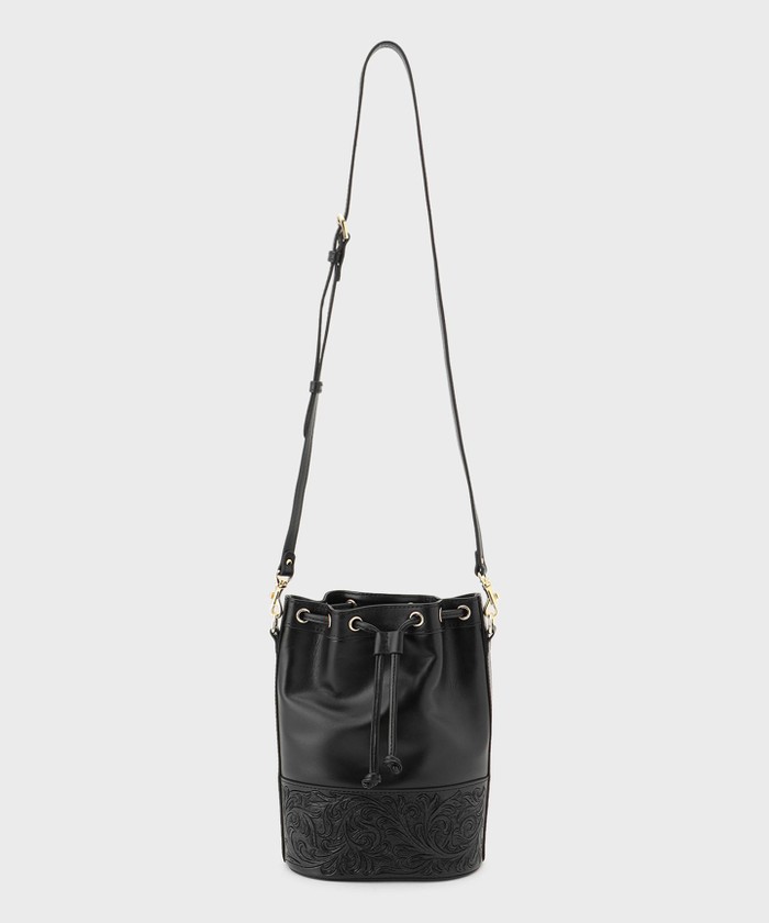 GRACECONTINENTAL Drawstring Bag ブラック F GRACECONTINENTAL Drawstring Bag ブラック F