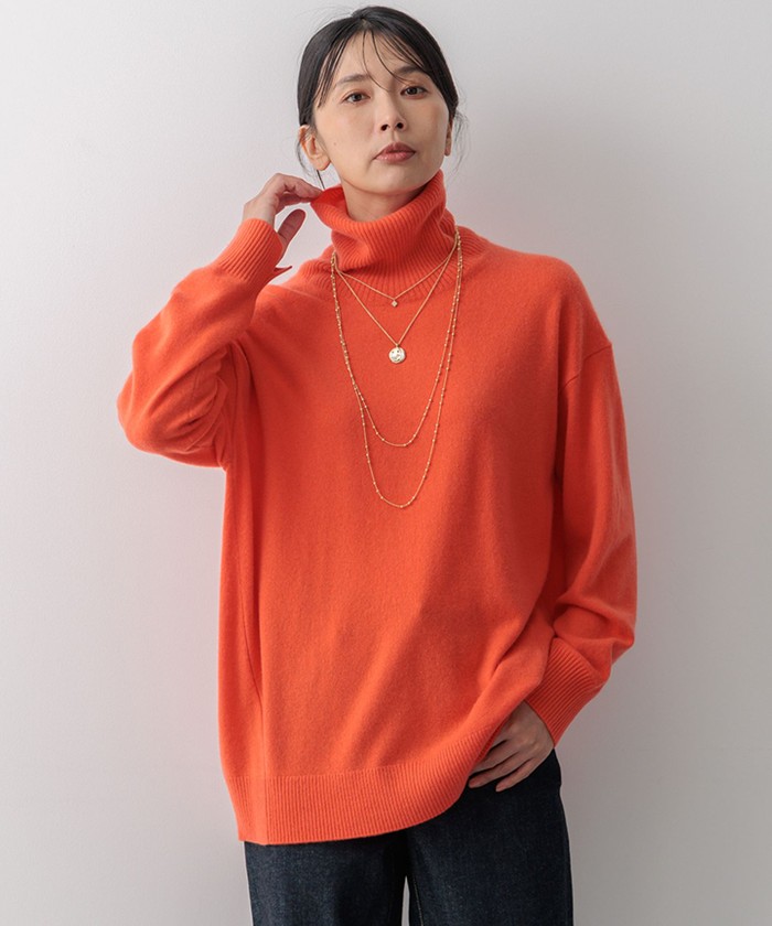 オレンジ系｜ニット・セーター｜23区 (Lサイズ)(ニジュウサンク L
