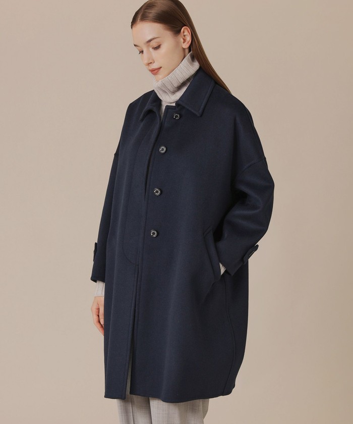 ✨美品✨マッキントッシュ ロンドン　リバーコート　ダブルフェイス　ウール　38 WEB・一部店舗限定】【ROSELY/ロズリー】ウールリバーコート(506861270