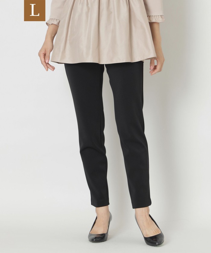 TO BE CHIC パンツ ポリエステルツイル ワイドパンツ(パンツ)｜TO BE CHIC(トゥー