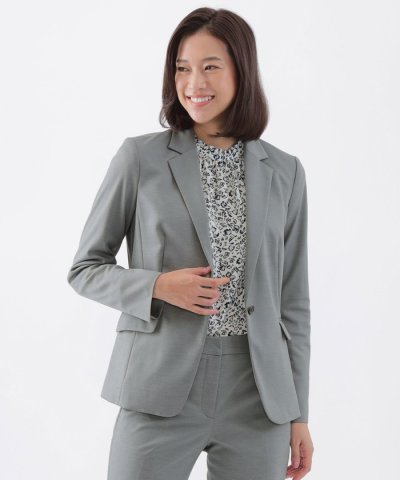 【美シリーズ】【セットアップ対応】【ウォッシャブル】ルクスジャージテーラードジャ