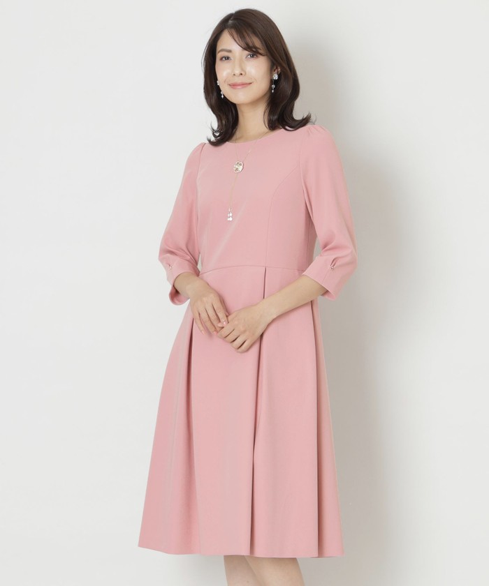 mabling ピンク　ドレス　ワンピース ピンクドレス ロングドレス ワンピース 可愛いドレス カラー