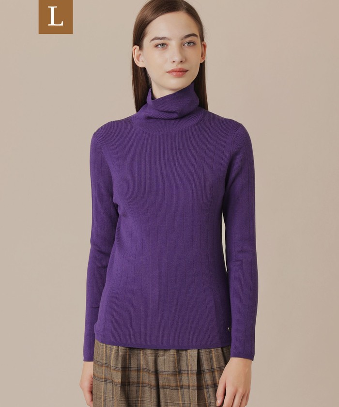 MACKINTOSH LONDON マッキントッシュロンドン ニット LEON掲載】14ゲージウォッシャブルウールクルーネックニット