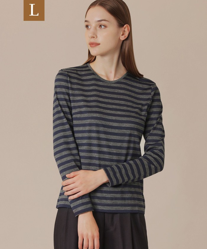 タグ付未使用　MACKINTOSH LONDONVネックニット　ボーダー　XL タグ付未使用 MACKINTOSH LONDONVネックニット ボーダー XL タグ