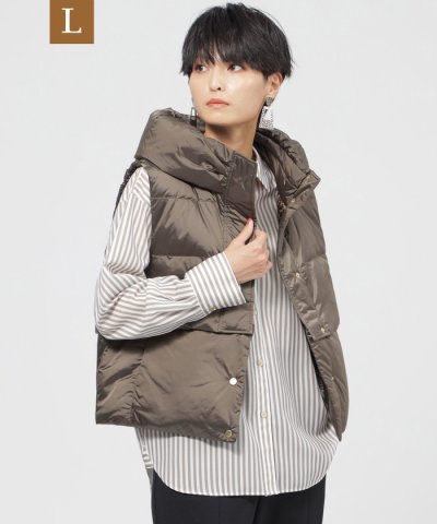 【L】カタログ掲載品】【ウォッシャブル】マルチウェイシャンブレータフタダウンベス