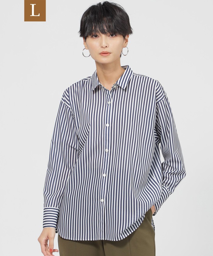 【1度着用のみ美品】 ウィルフリー シャツ ブラウス ストライプ WILLFULLY official web store（ウィルフリーコウシキツウハン