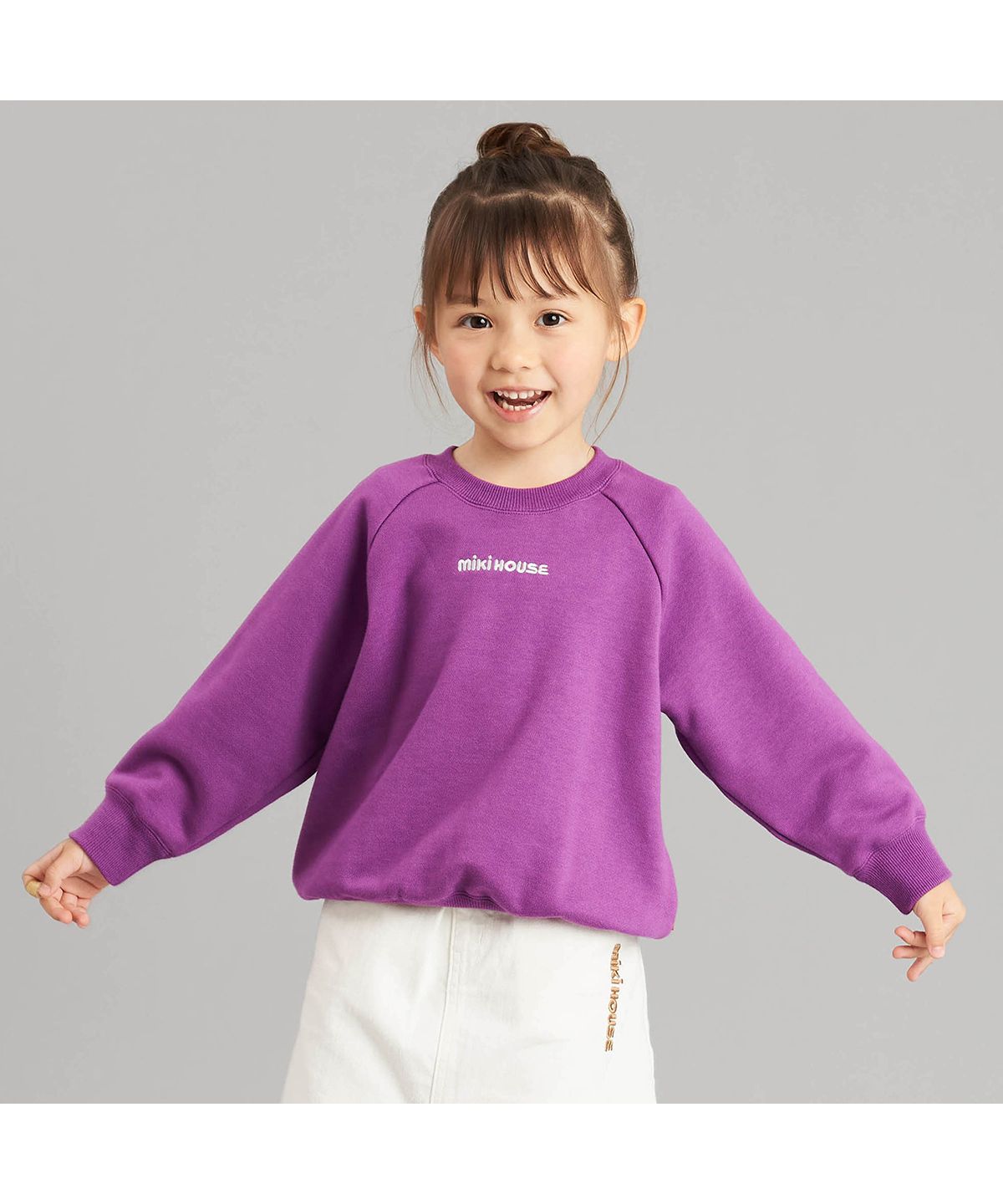 mikihouse 【ミキハウス】トレーナー パープル 80cm mikihouse 【ミキハウス】トレーナー パープル 80cm