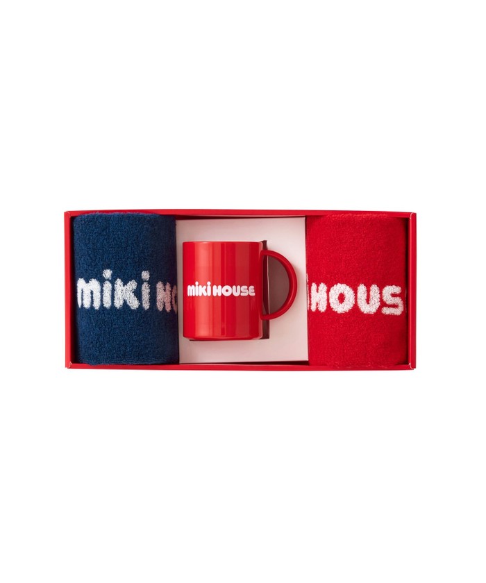 mikihouse 【ミキハウス】 ミニタオル2枚&マグセット【箱入】 その他 -- mikihouse 【ミキハウス】 ミニタオル2枚&マグセット【箱入】 その他 --