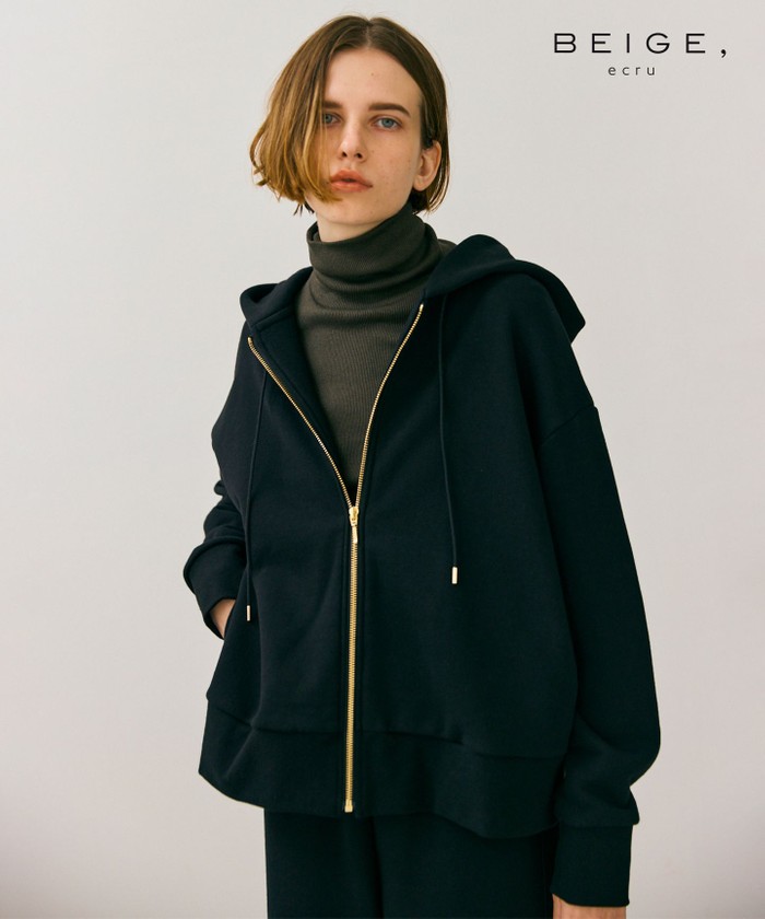 BEIGE 【BEIGE,ecru/WEB限定・洗える】LOOP BACK / オーバサイズ BLACK F BEIGE 【BEIGE,ecru/WEB限定・洗える】LOOP BACK / オーバサイズ BLACK F
