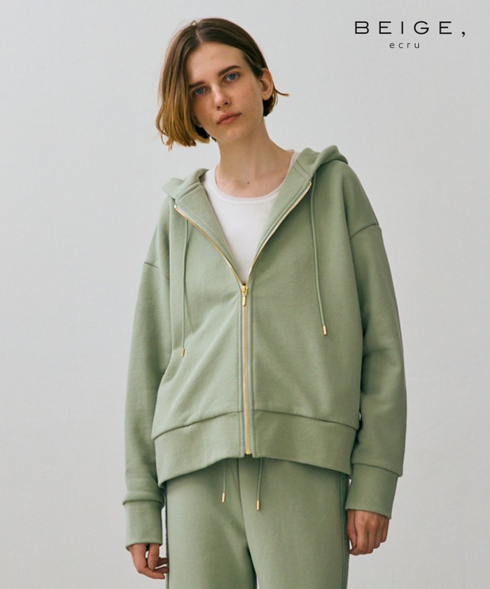 BEIGE 【BEIGE,ecru/WEB限定・洗える】LOOP BACK / オーバサイズ LEAF F BEIGE 【BEIGE,ecru/WEB限定・洗える】LOOP BACK / オーバサイズ LEAF F
