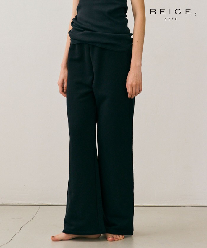 BEIGE 【BEIGE,ecru/WEB限定・洗える】LOOP BACK / コットンワイ BLACK F BEIGE 【BEIGE,ecru/WEB限定・洗える】LOOP BACK / コットンワイ BLACK F