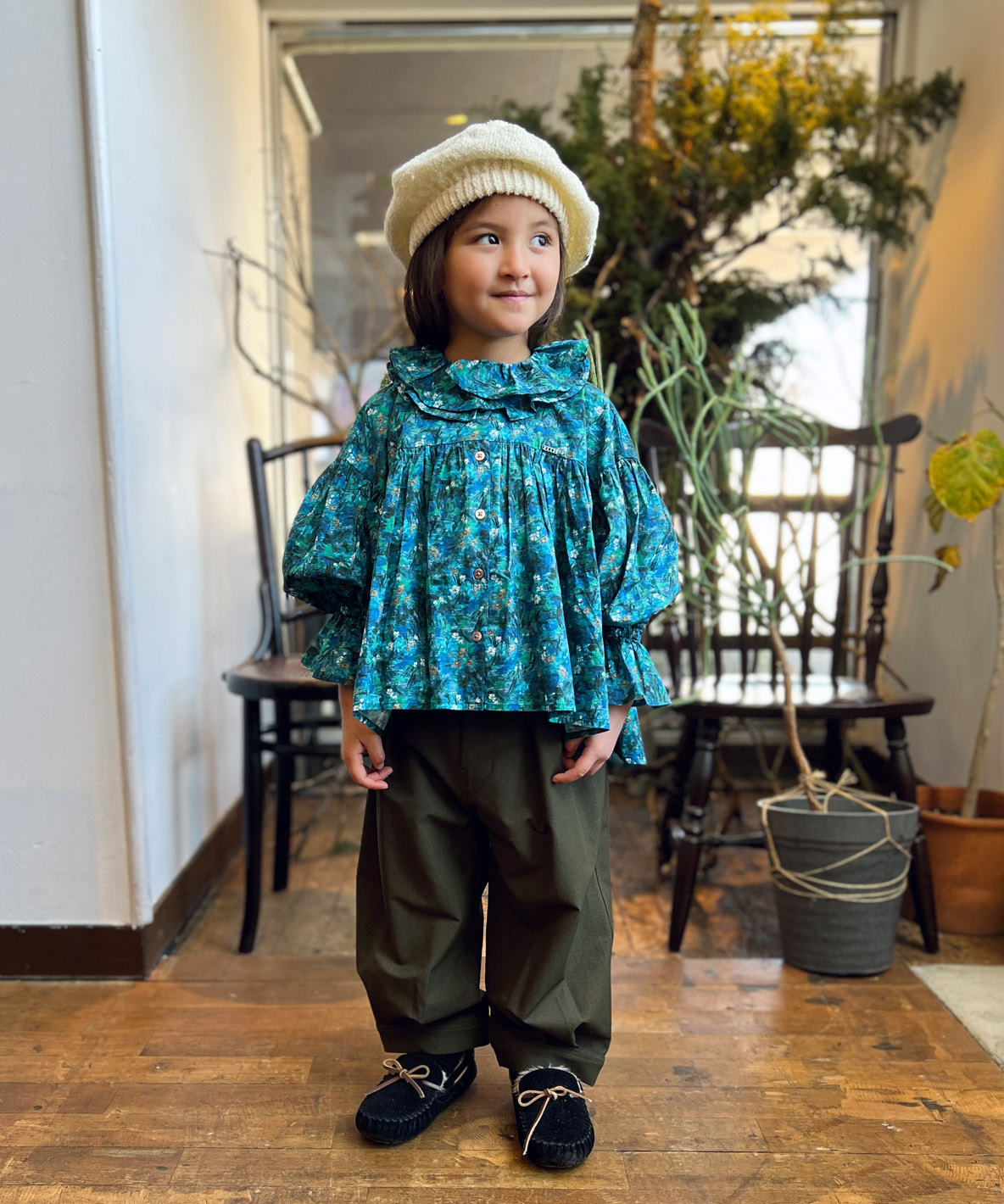 FITH フィス FITH FITHMadeWithLIBERTYFABRICFLORAL ブルー 120cm