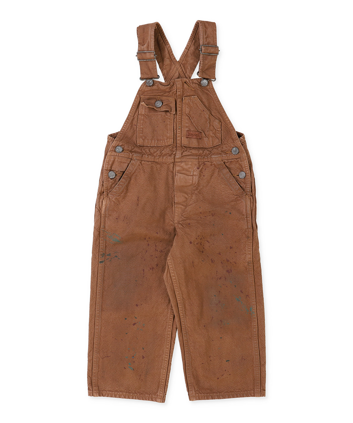 DENIMDUNGAREE デニムダンガリー DENIM DUNGAREE VintageOxfordOve オレンジ 120cm DENIMDUNGAREE デニムダンガリー DENIM DUNGAREE VintageOxfordOve オレンジ 120cm