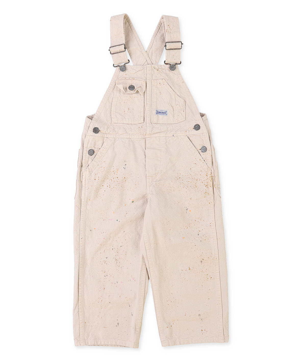 DENIMDUNGAREE デニムダンガリー DENIM DUNGAREE VintageOxfordOve オフホワイト 130cm DENIMDUNGAREE デニムダンガリー DENIM DUNGAREE VintageOxfordOve オフホワイト 130cm