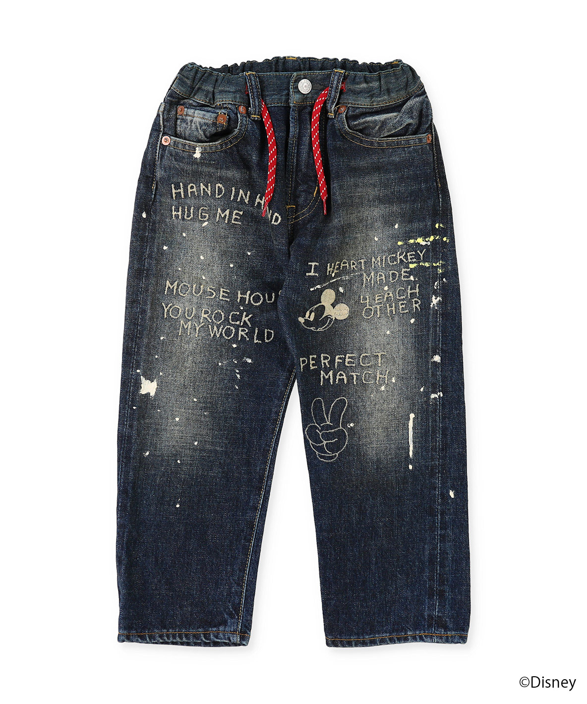 デニムダンガリーミッキー デニムダンガリー DENIM DUNGAREE MICKEY12ozHOMEMA(506391594)｜阪急