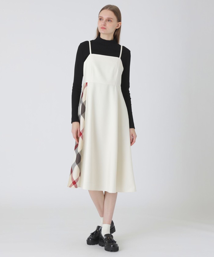 ブルーレーベルクレストブリッジ　ファンクションツイルドレス　キャミワンピ　36 ファンクションツイルドレスセット(506870977)｜阪急百貨店公式通販