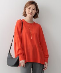 NIJYUSANKU（SMALL SIZE）/【WEB限定カラーあり/洗える】ウーステッドウール ワイドシルエット ニット/506876595