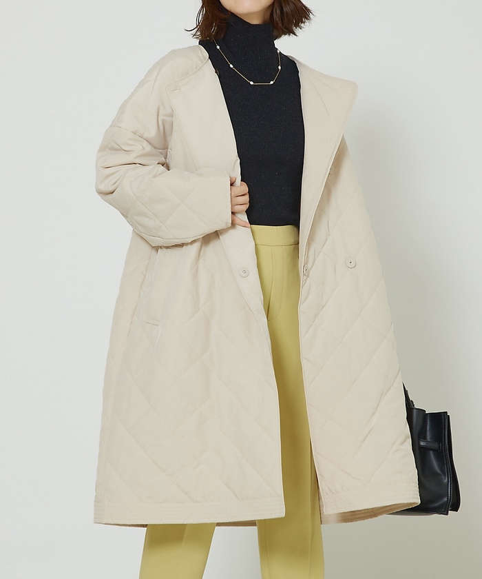 ビアズリー新作キルトリバーシブルコート 麗し 