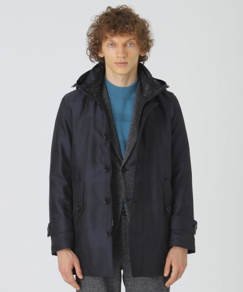シャドーチェック10monthショートパーカー(506879032)｜HANKYU MEN
