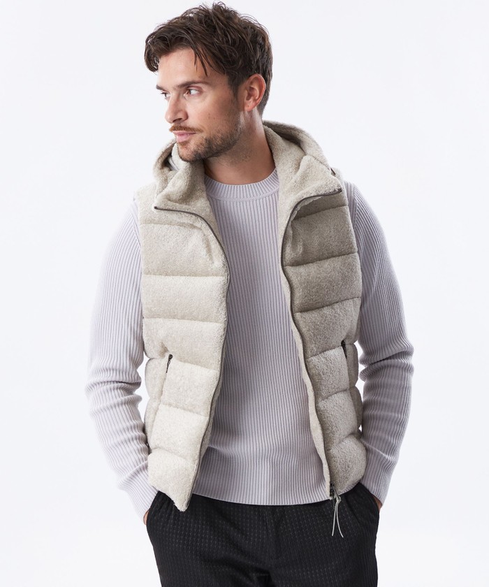 Safari Lounge別注】ボアダウンベスト(506867984)｜HANKYU MEN'S