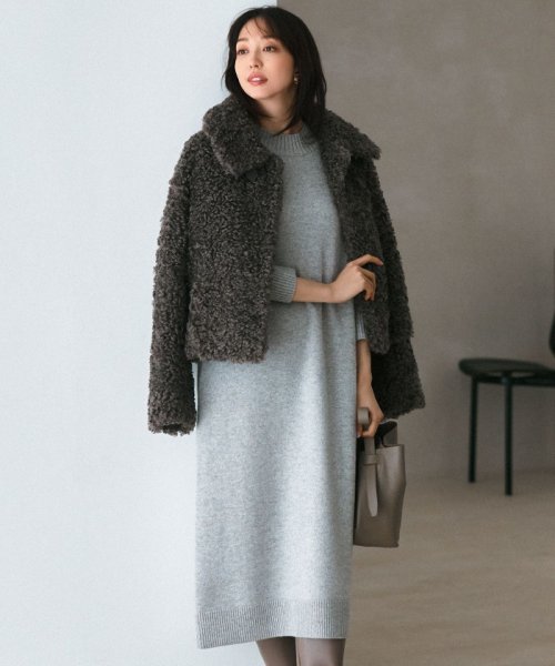 洗える】カシミヤブレンド ニットワンピース(506897447)｜阪急百貨店  