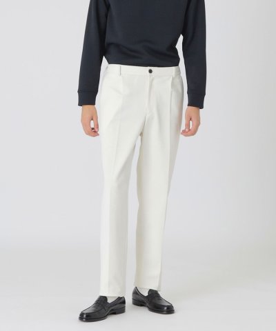 ダンボールツイルジャージーワイドトラウザーズ