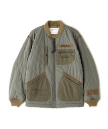 AVIREX/QUILTED ARMY JACKET FLYNIG SHARKS / キルティング　アーミージャケット フライングシャーク /506870494