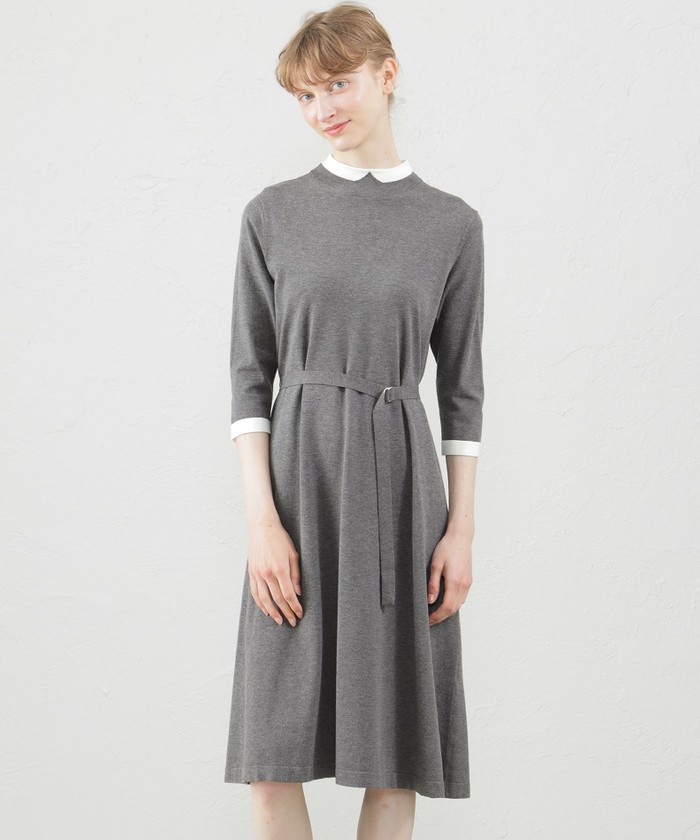 チェックワンピース　マッキントッシュフィロソフィー　グレー マッキントッシュ フィロソフィー MACKINTOSH PHILOSOPHY