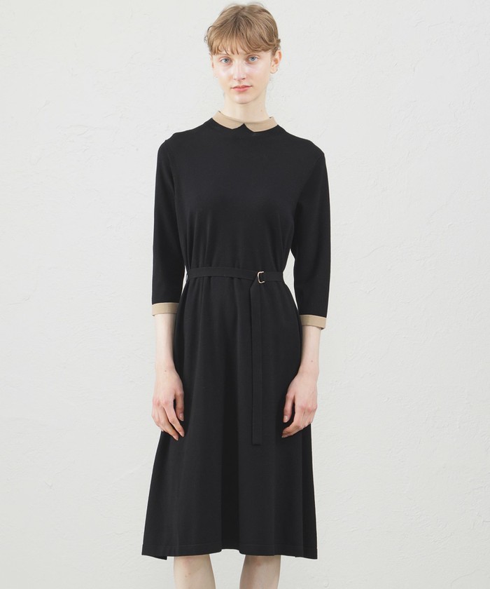 未使用タグ付き　マッキントッシュフィロソフィー　ブラック　黒ワンピース MACKINTOSH PHILOSOPHY｜マッキントッシュ フィロソフィーの