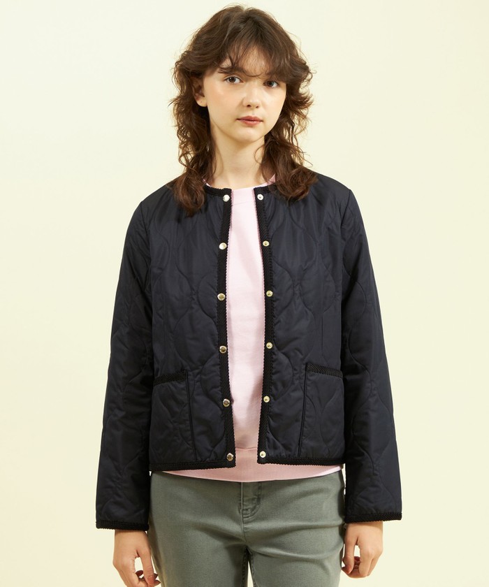 OS6650■マッキントッシュフィロソフィ■ショート丈ブルゾン ブルー系｜ブルゾン｜MACKINTOSH PHILOSOPHY(マッキントッシュ