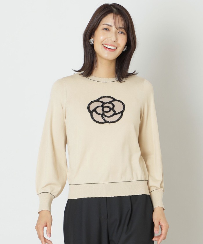 美品【トゥービーシック】ニット　ベージュ ベージュ系｜ニット・セーター｜TO BE CHIC(トゥー ビー シック