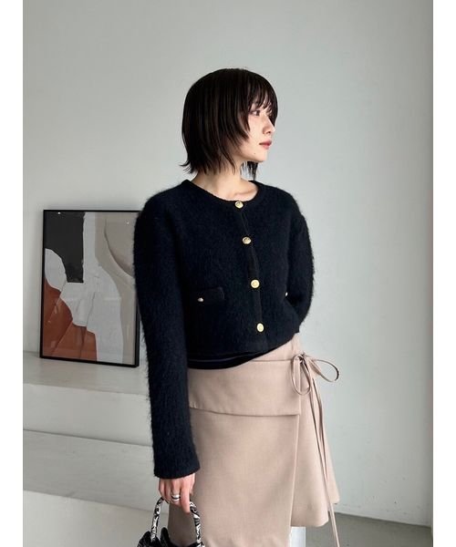 リンクスクロップドニットカーディガン(506923148)｜阪急百貨店公式  