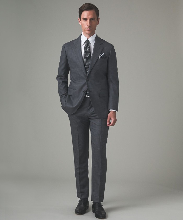 横に伸びる【TasmaniaWool/タマニアウール】スーパーストレッチ スーツ