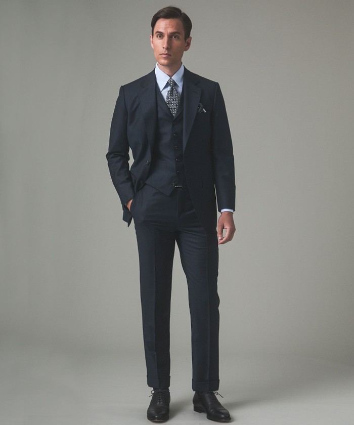 ZEGNA/ゼニア】TROFEO/トロフェオ 3ピーススーツ(ダーク ZEGNA/ゼニア】TROFEO/トロフェオ 3ピーススーツ(ダーク