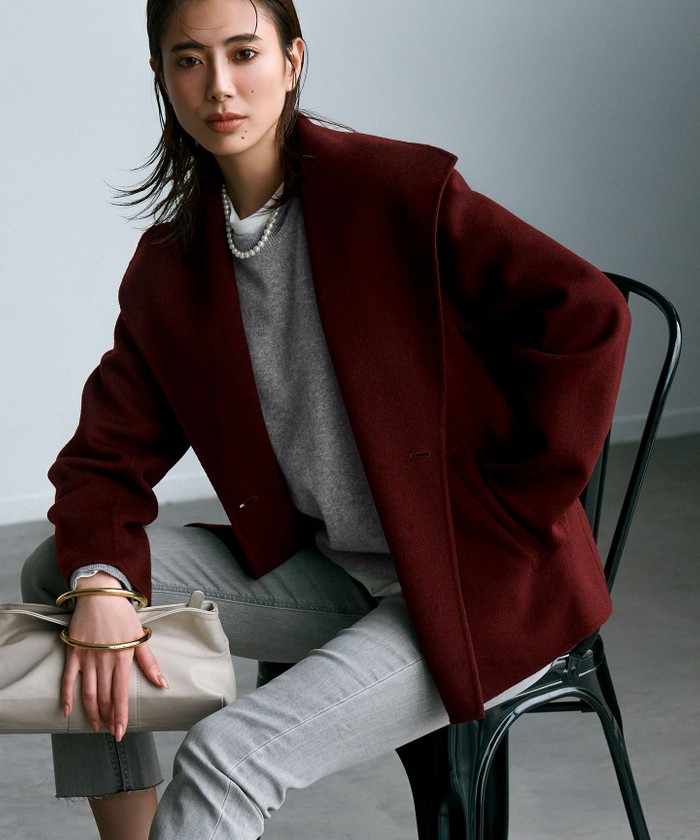 WoolRever ショートコート(506928057)｜阪急百貨店公式通販サイト