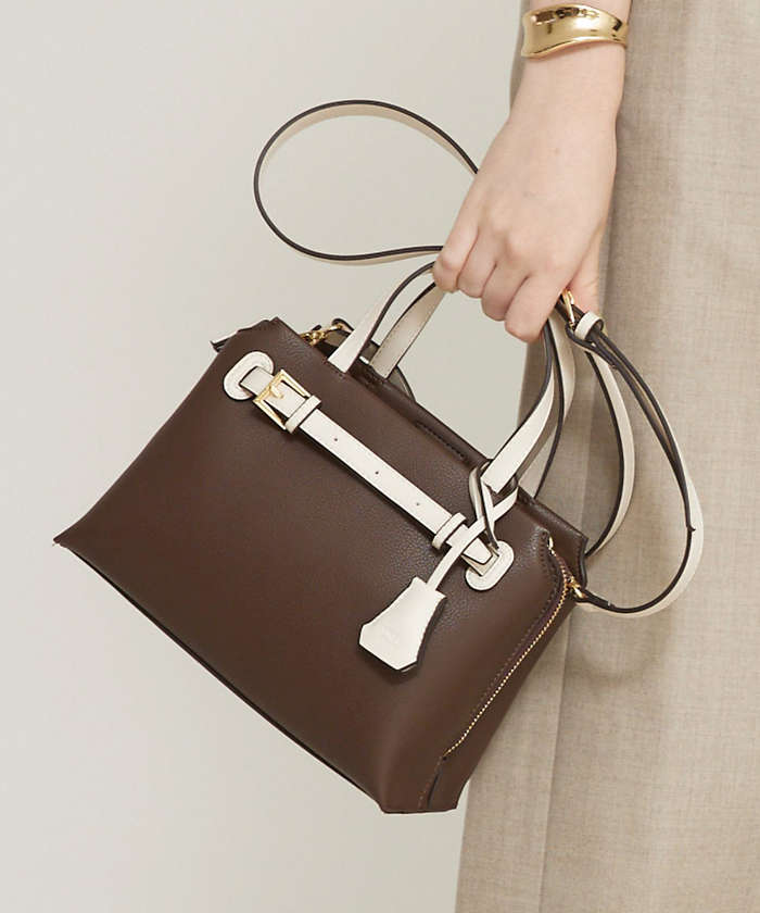 LOWELLThings 【TVドラマ使用商品】Squlay/ベルテッドセパレートmini ダークブラウン F LOWELLThings 【TVドラマ使用商品】Squlay/ベルテッドセパレートmini ダークブラウン F