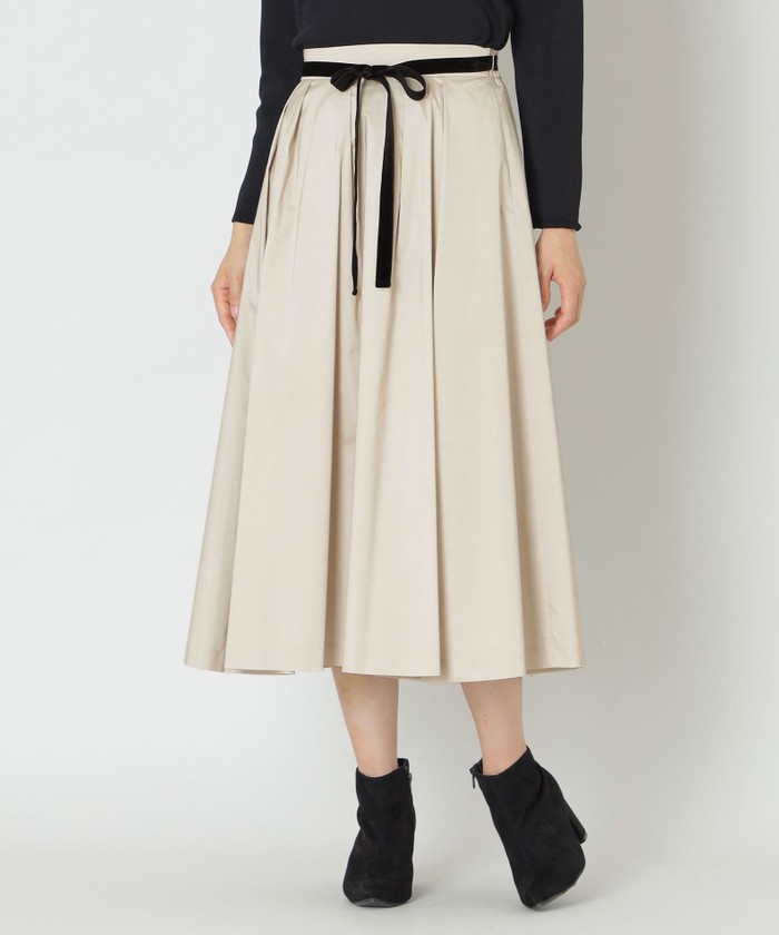 トゥー ビー シック TO BE CHIC ライトグログラン タックスカート