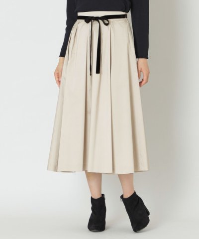 【大人百花 掲載】マイクロタフタ タックスカート