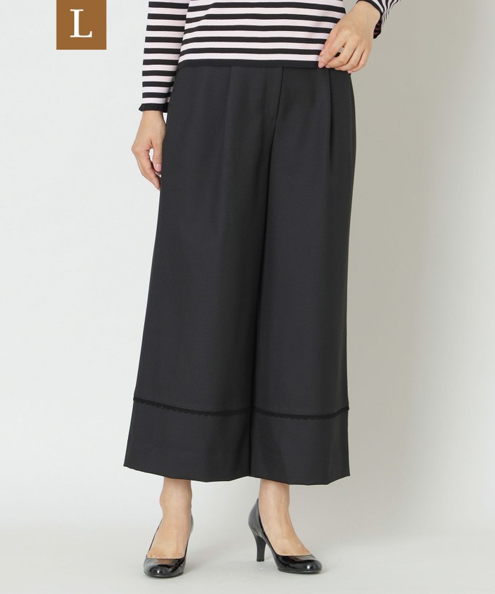 TO BE CHIC　ポリエステルストレッチパンツ トゥー ビー シック TO BE CHIC 【L】ポリエステルストレッチ