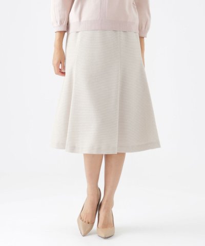 【美シリーズ】【ウォッシャブル】ラメツイーディージャージマーメイドフレアースカー