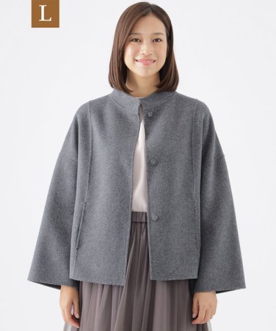 【L】ウールライトリバーコート