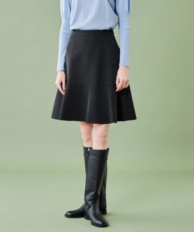 【WEB限定】ストレッチダブルクロスフレアスカート