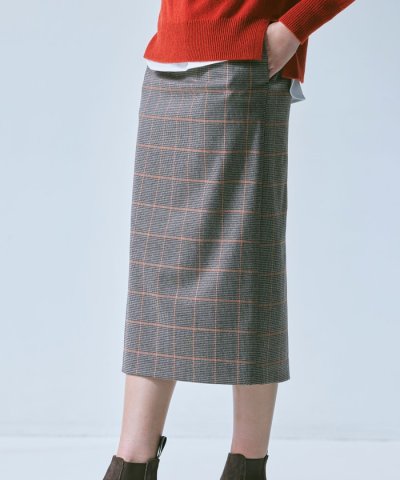 【Precious掲載】千鳥ウィンドペン　スカート