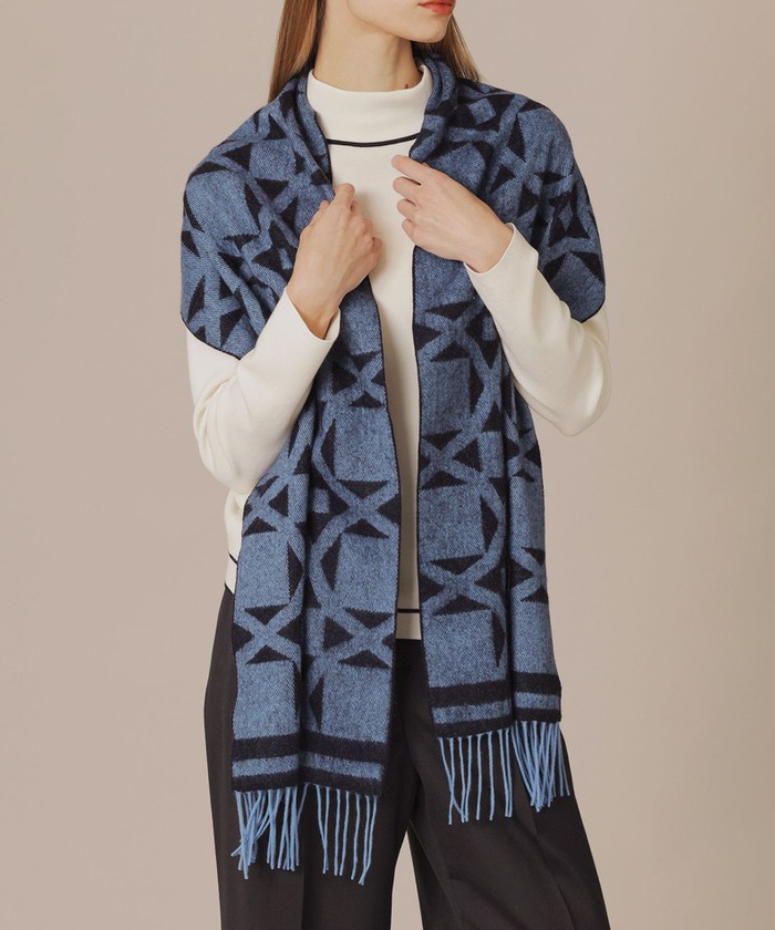 マッキントッシュ　ロンドン　未使用スカーフ ブルー系｜スカーフ｜MACKINTOSH LONDON(マッキントッシュ